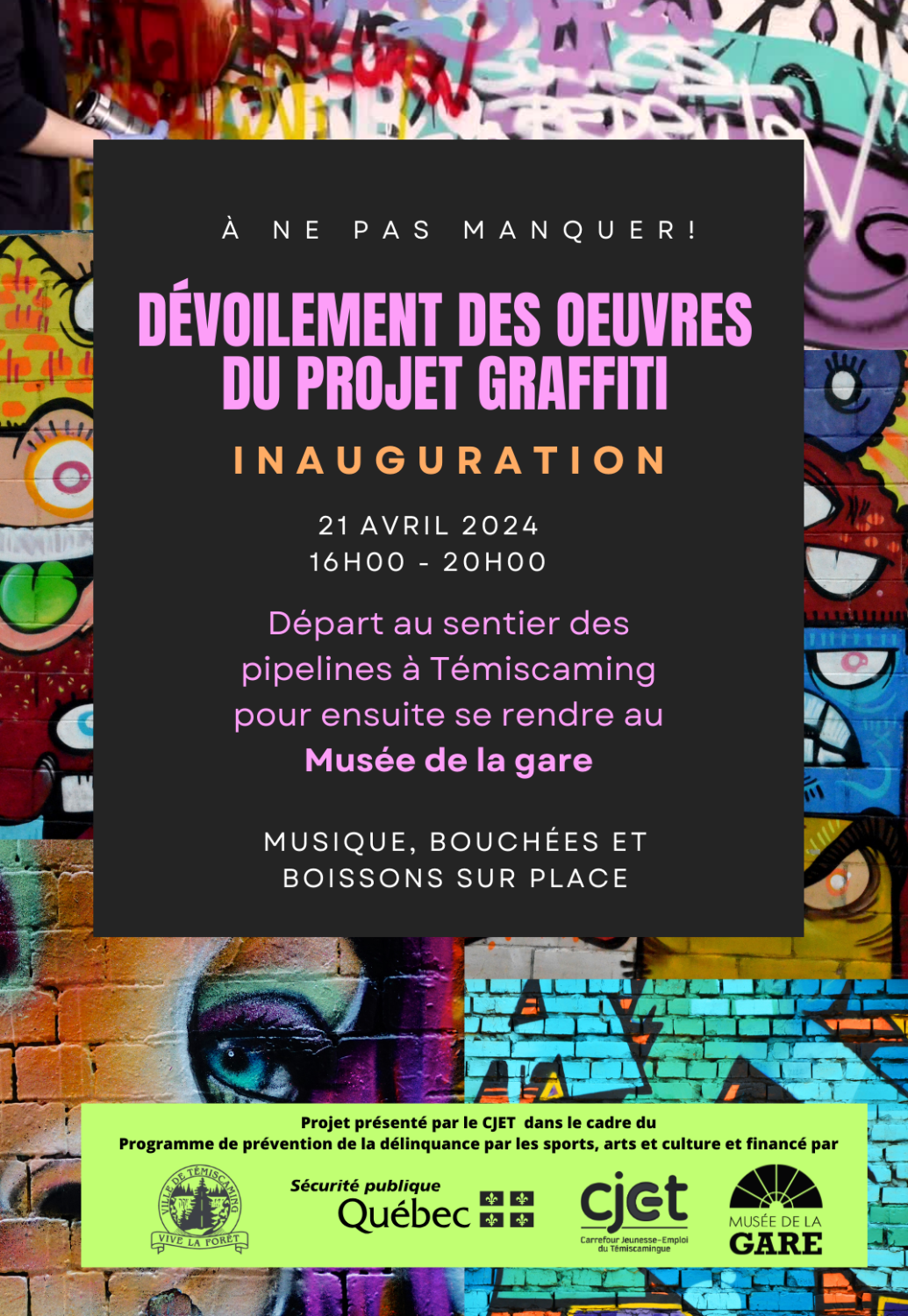 Inauguration du projet Graffiti