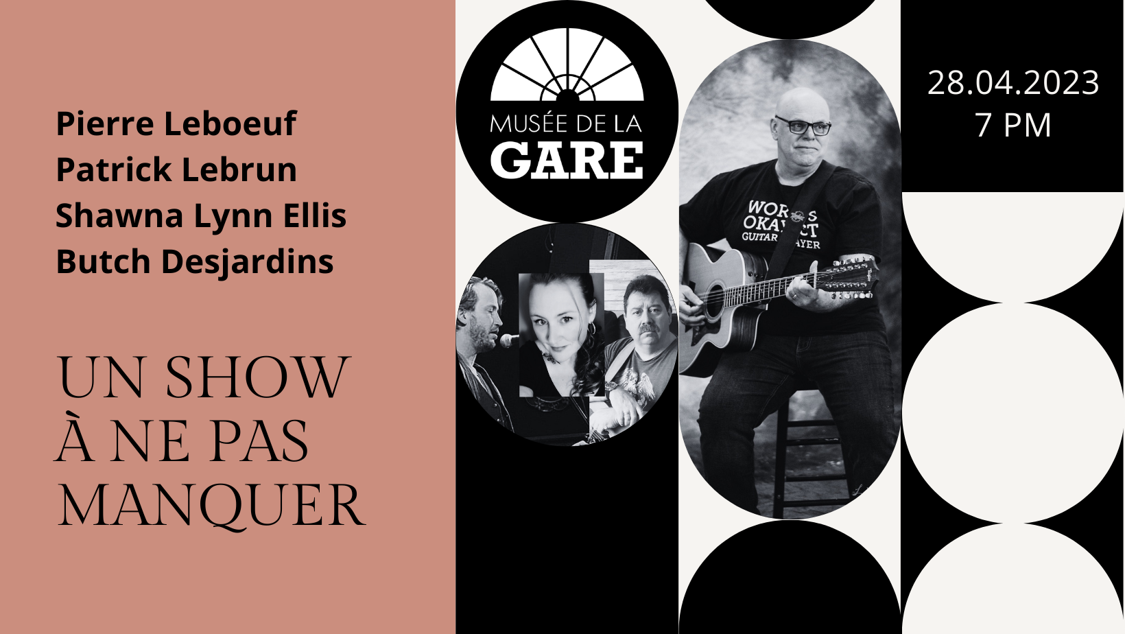 Spectacle acoustique au Musée : Pierre Leboeuf et invités