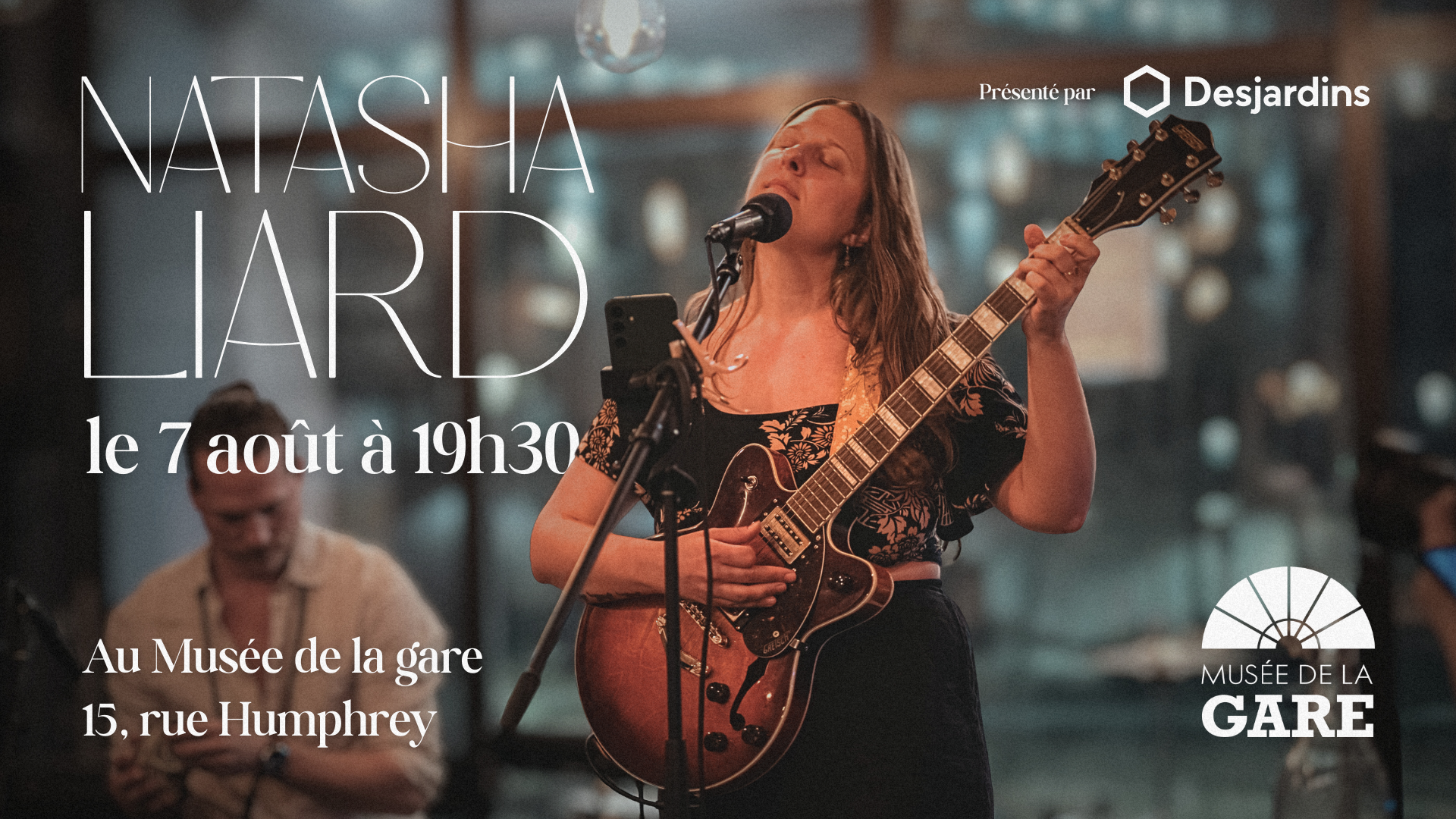 Natasha Liard au Musée de la gare