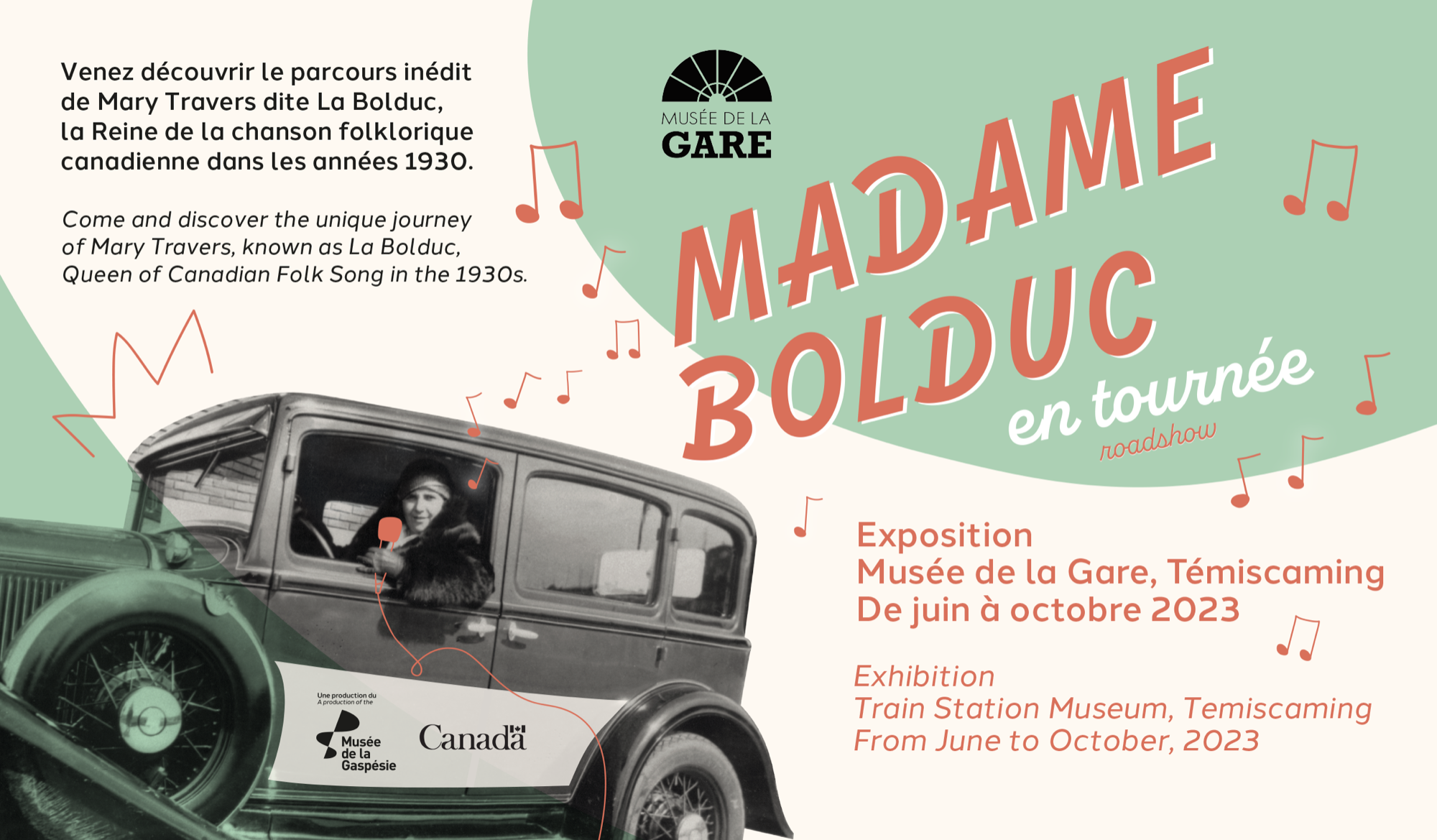 Vernissage exposition itinérante La Bolduc en tournée