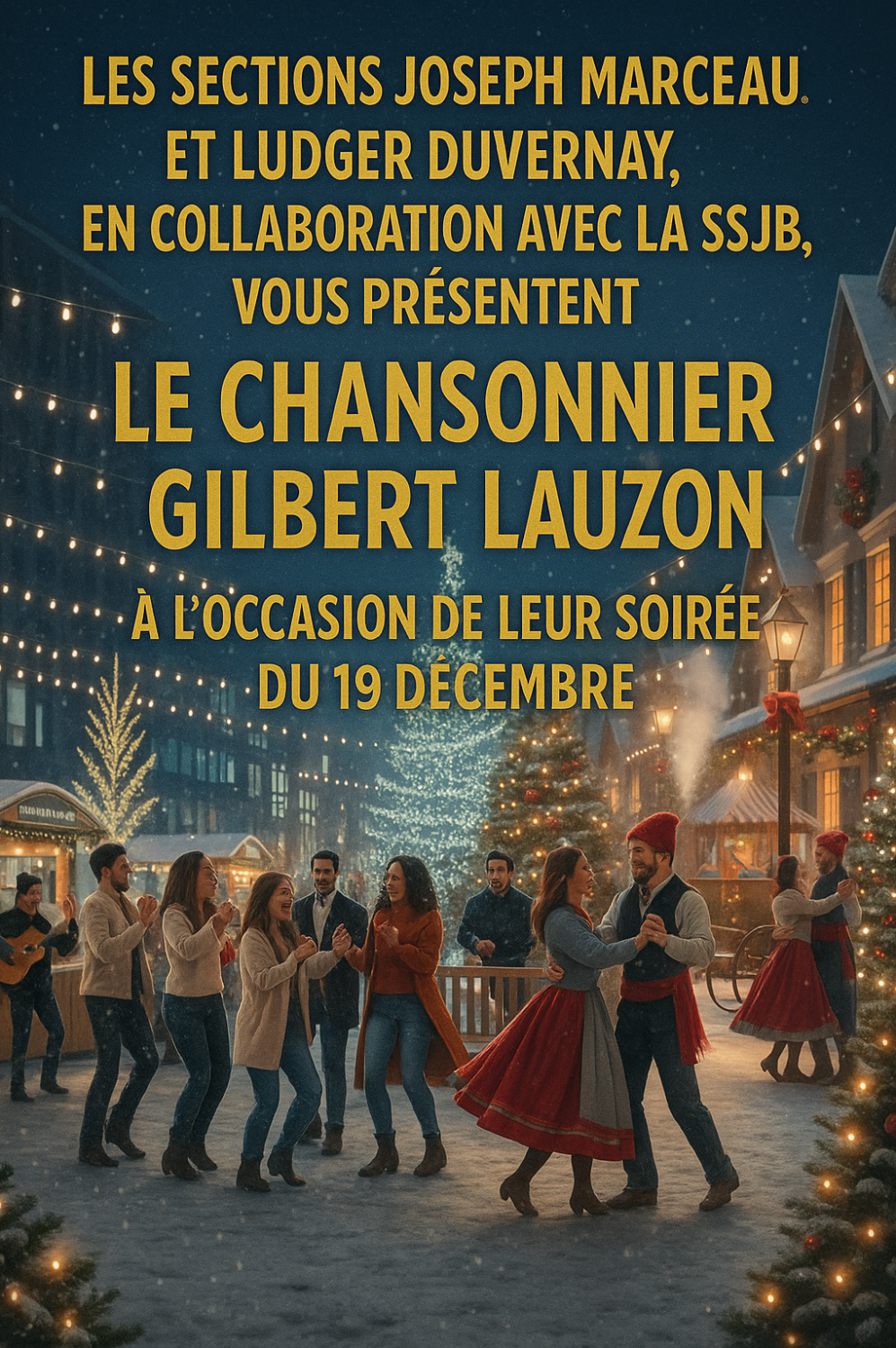 Soirée festive du temps des fêtes