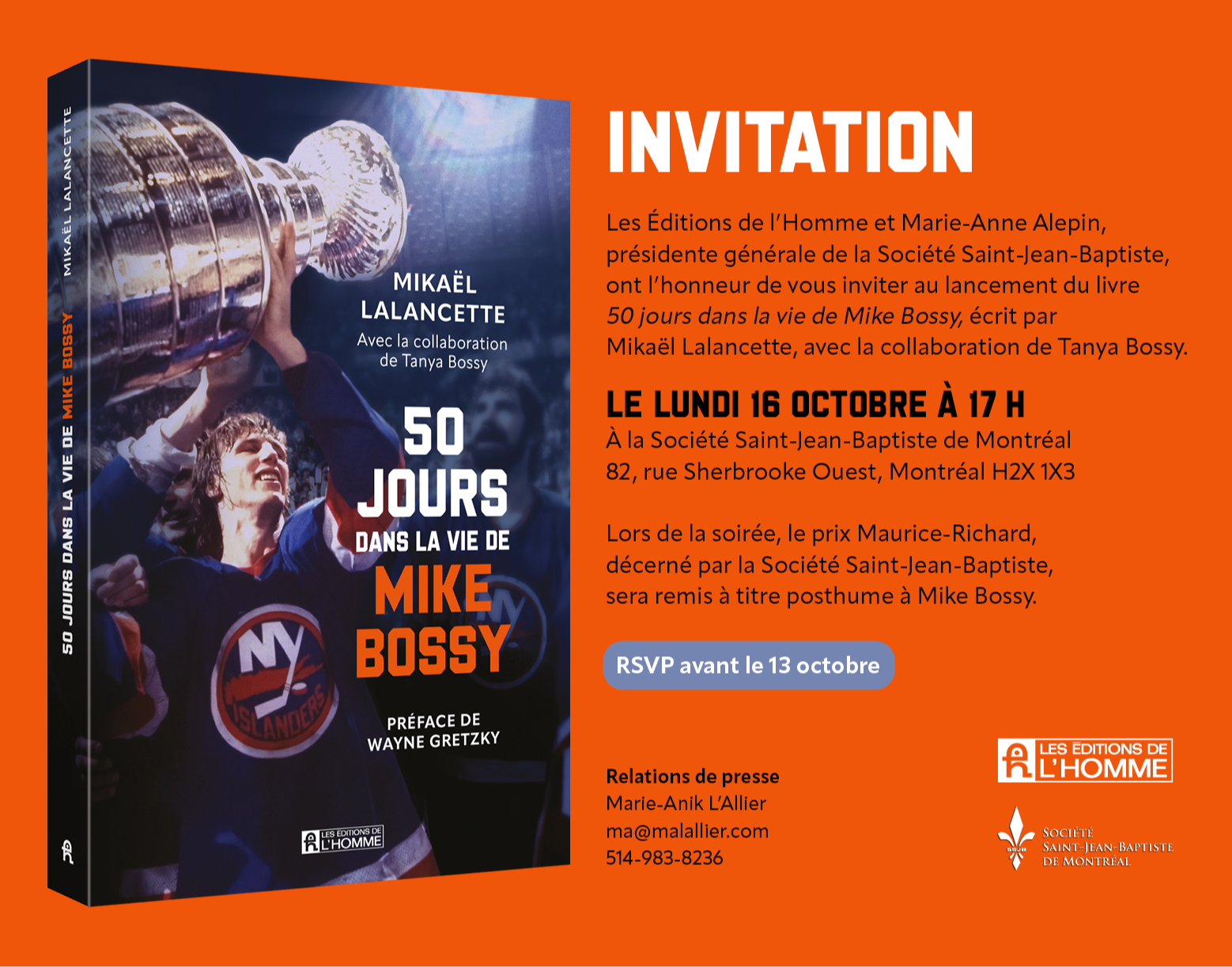 50 jours dans la vie de MIKE BOSSY