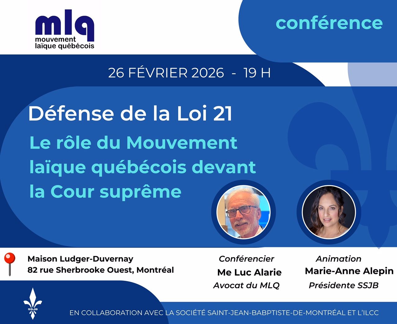 Conférence - Loi 21 et Cour suprême du Canada