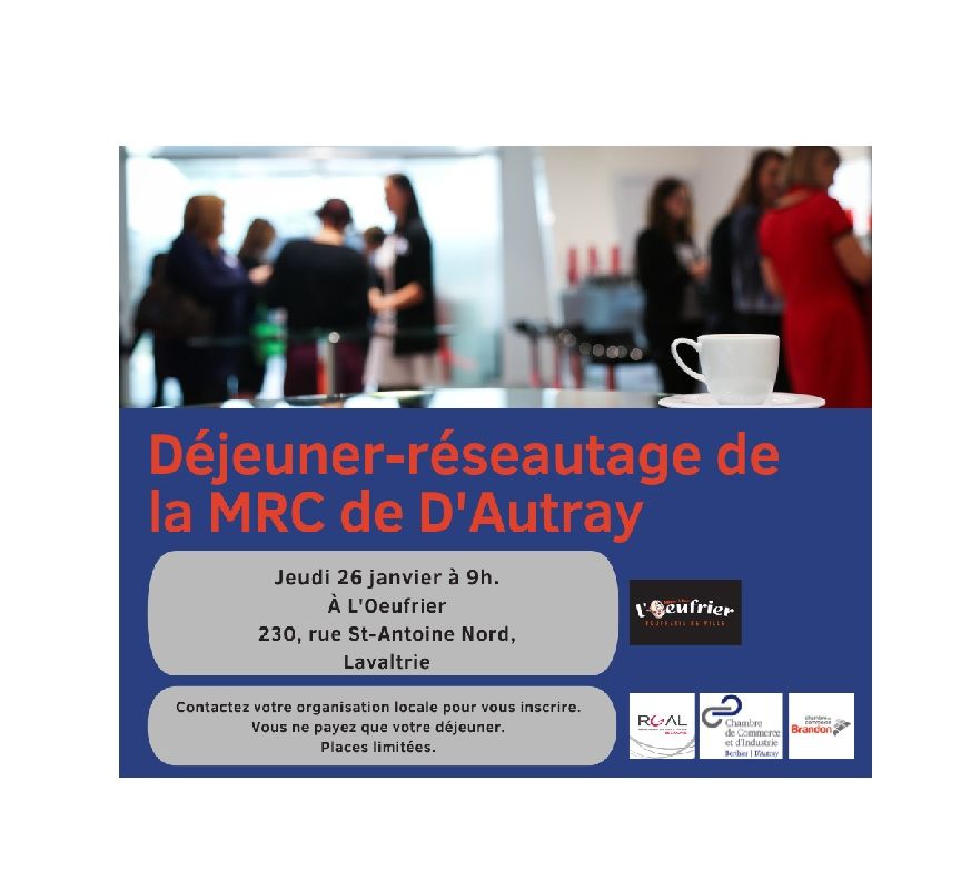 Déjeuner-réseautage de la MRC d'Autray