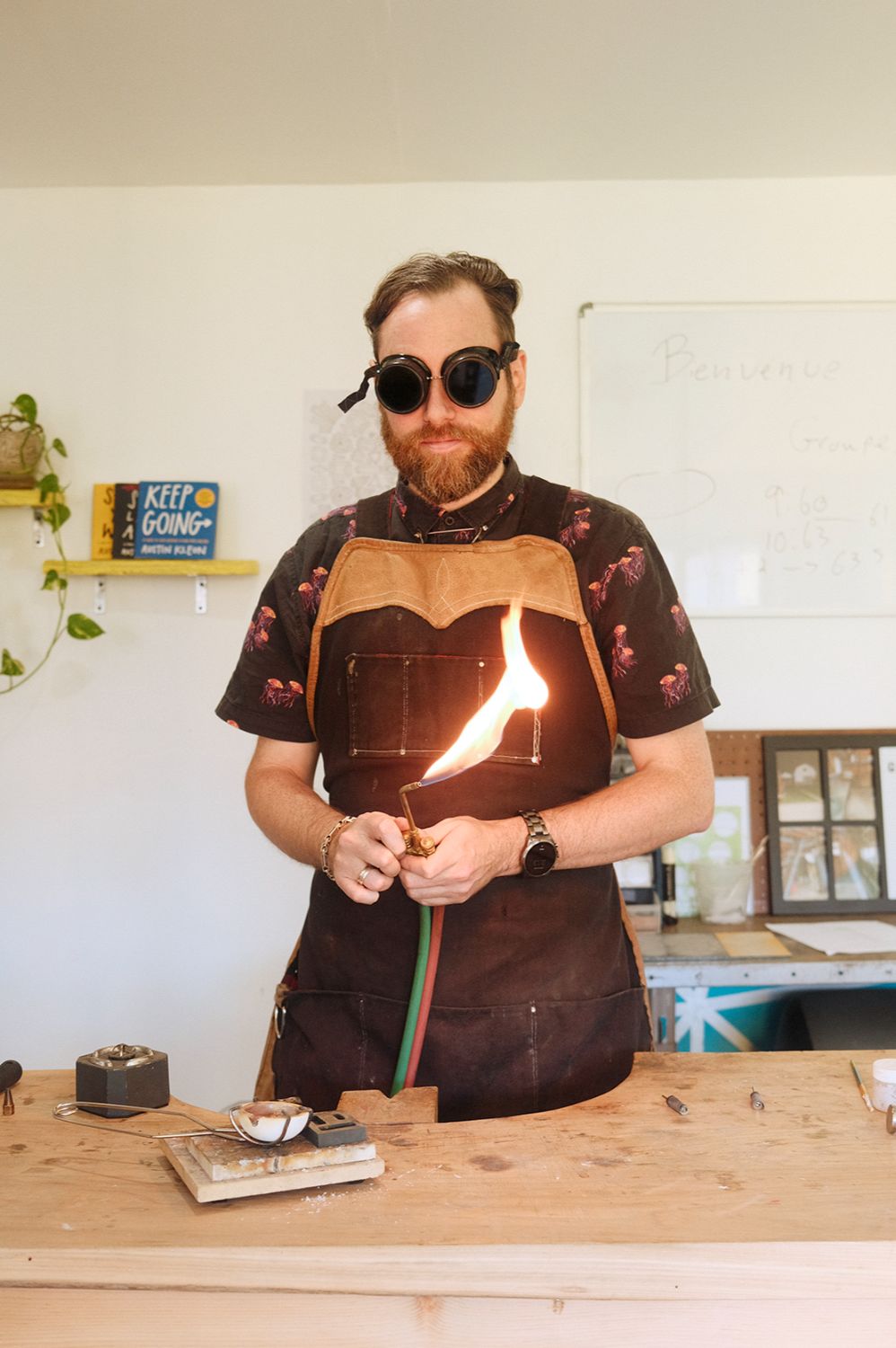 Fabrication d'un jonc en argent avec Benoit Houle · SAMEDI