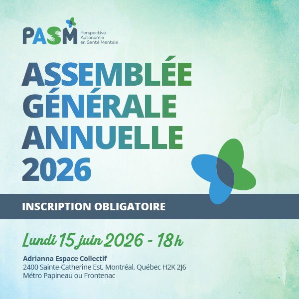 Assemblée générale annuelle de PASM 2026