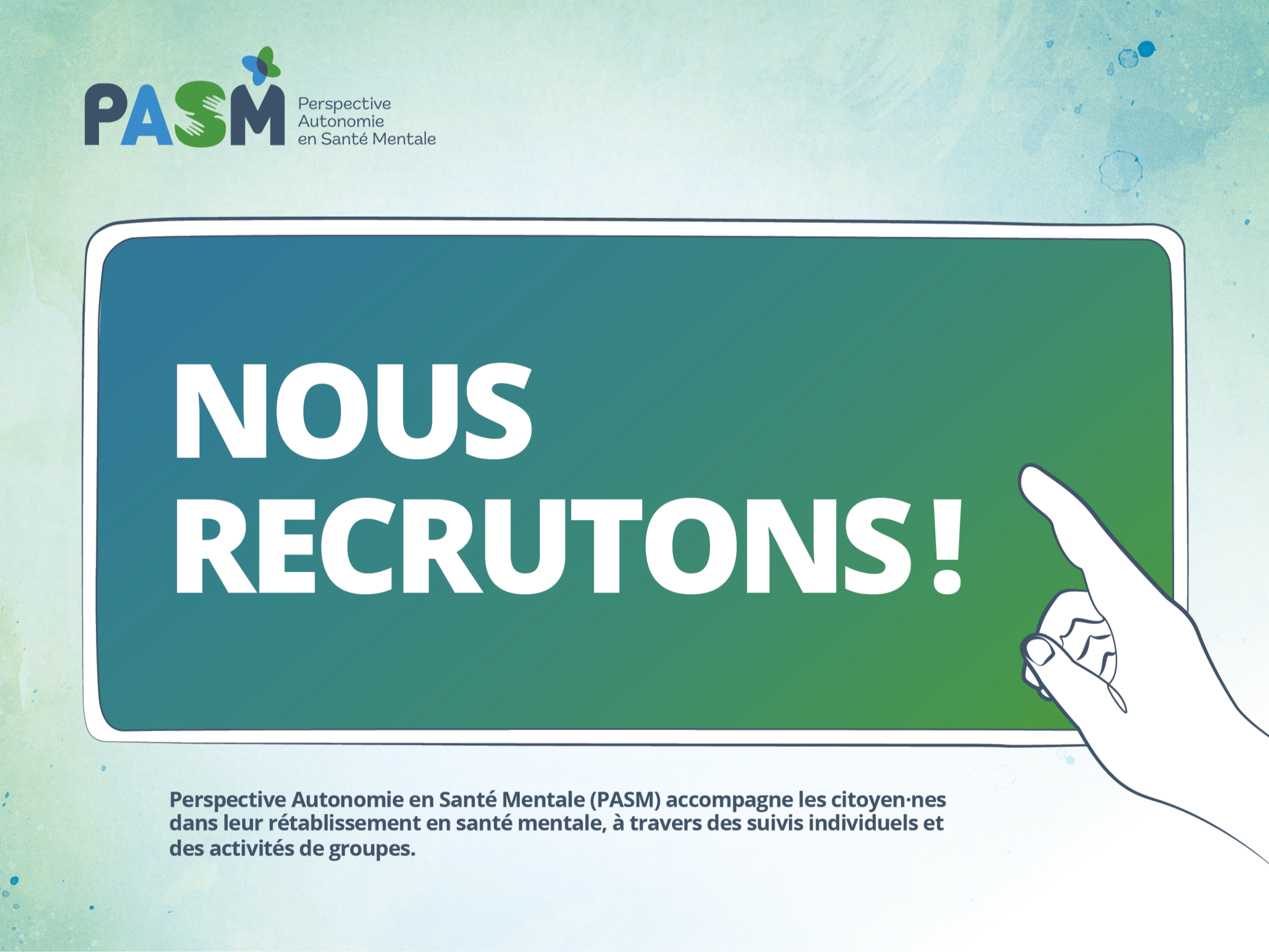 Nous recrutons: Coordination générale