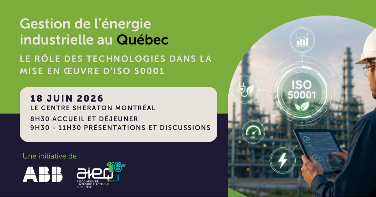 Gestion de l’énergie industrielle au Québec avec ABB