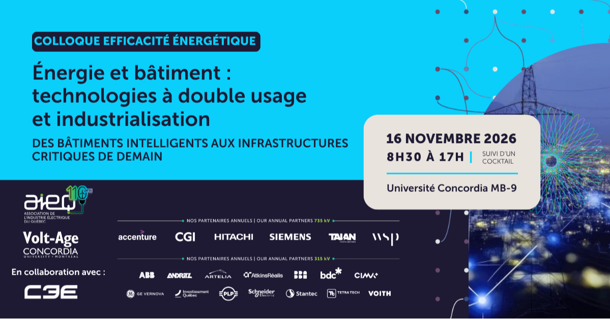 COLLOQUE EFFICACITÉ ÉNERGÉTIQUE