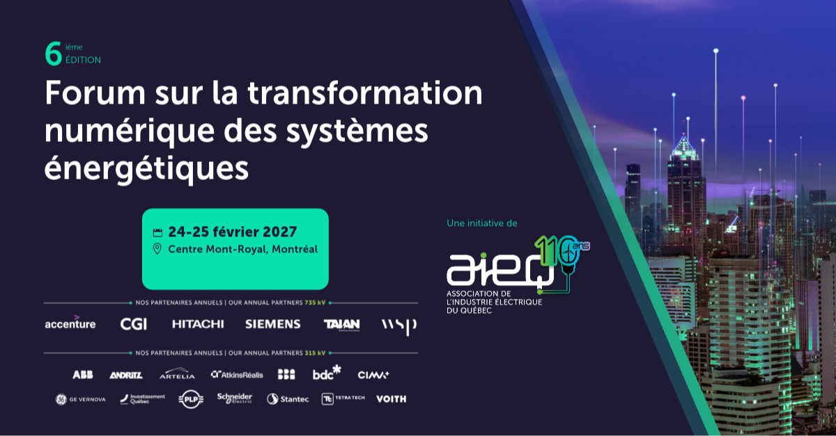 6ème édition du Forum sur la transformation numérique des systèmes énergétiques