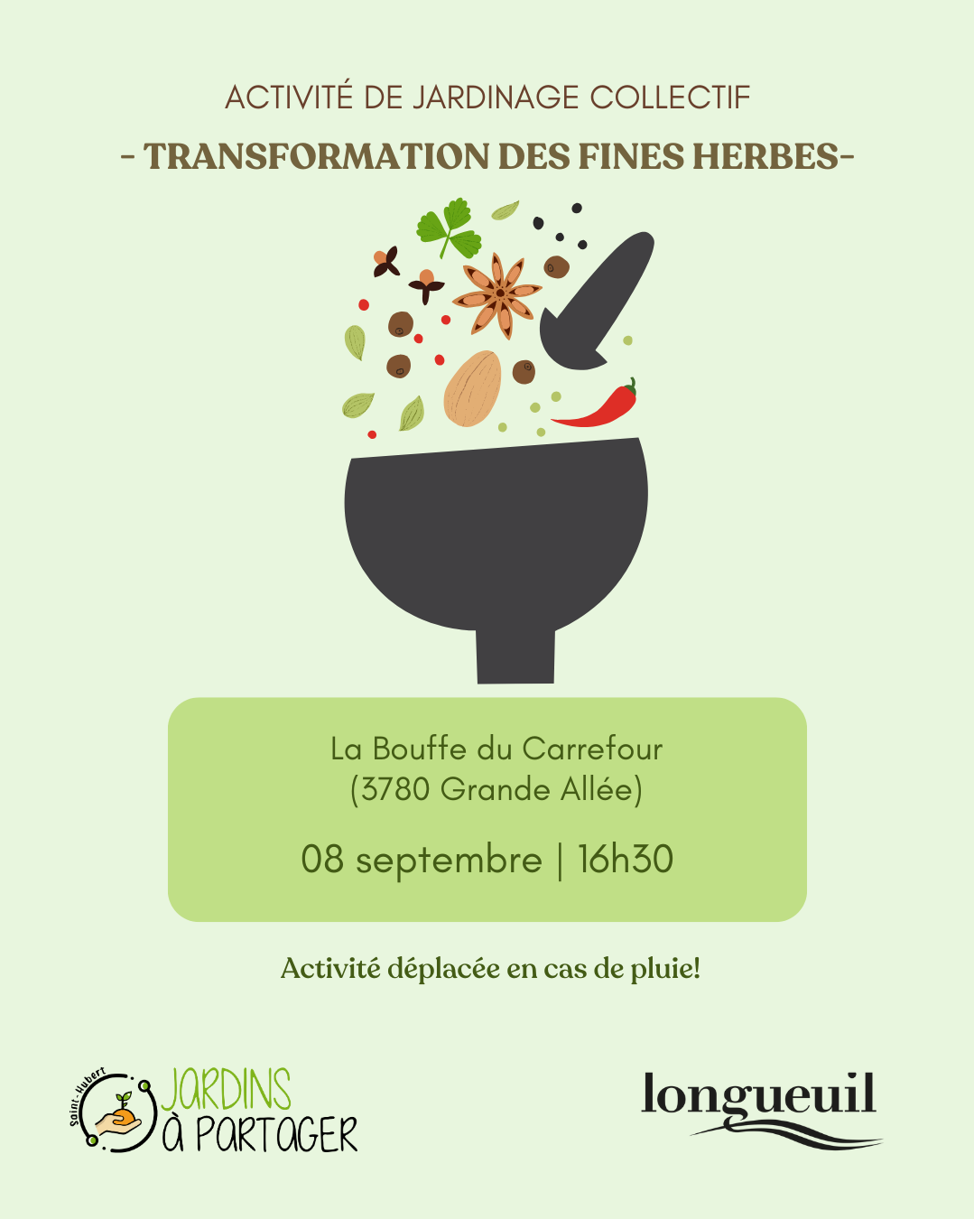 Transformation des fines herbes