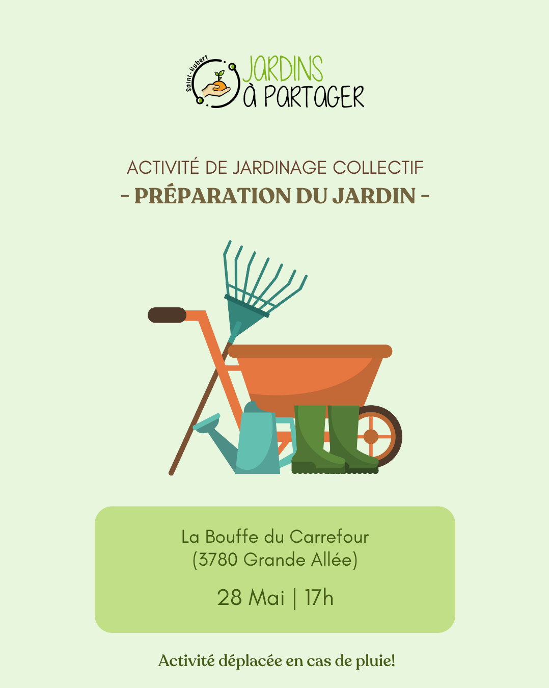Préparation du jardin