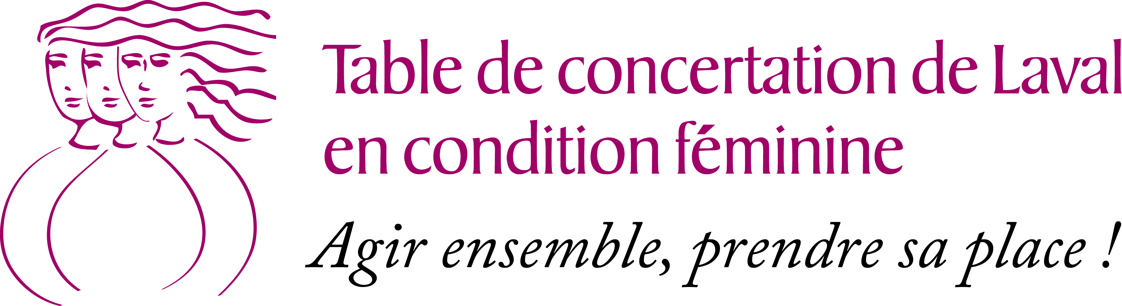 Logo Table de concertation de Laval en condition féminine
