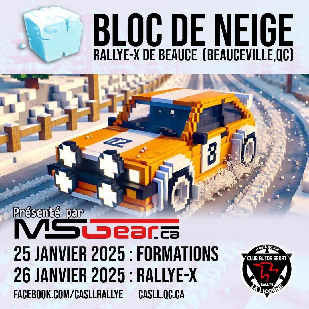 Rallye X Bloc de Neige - Bénévoles