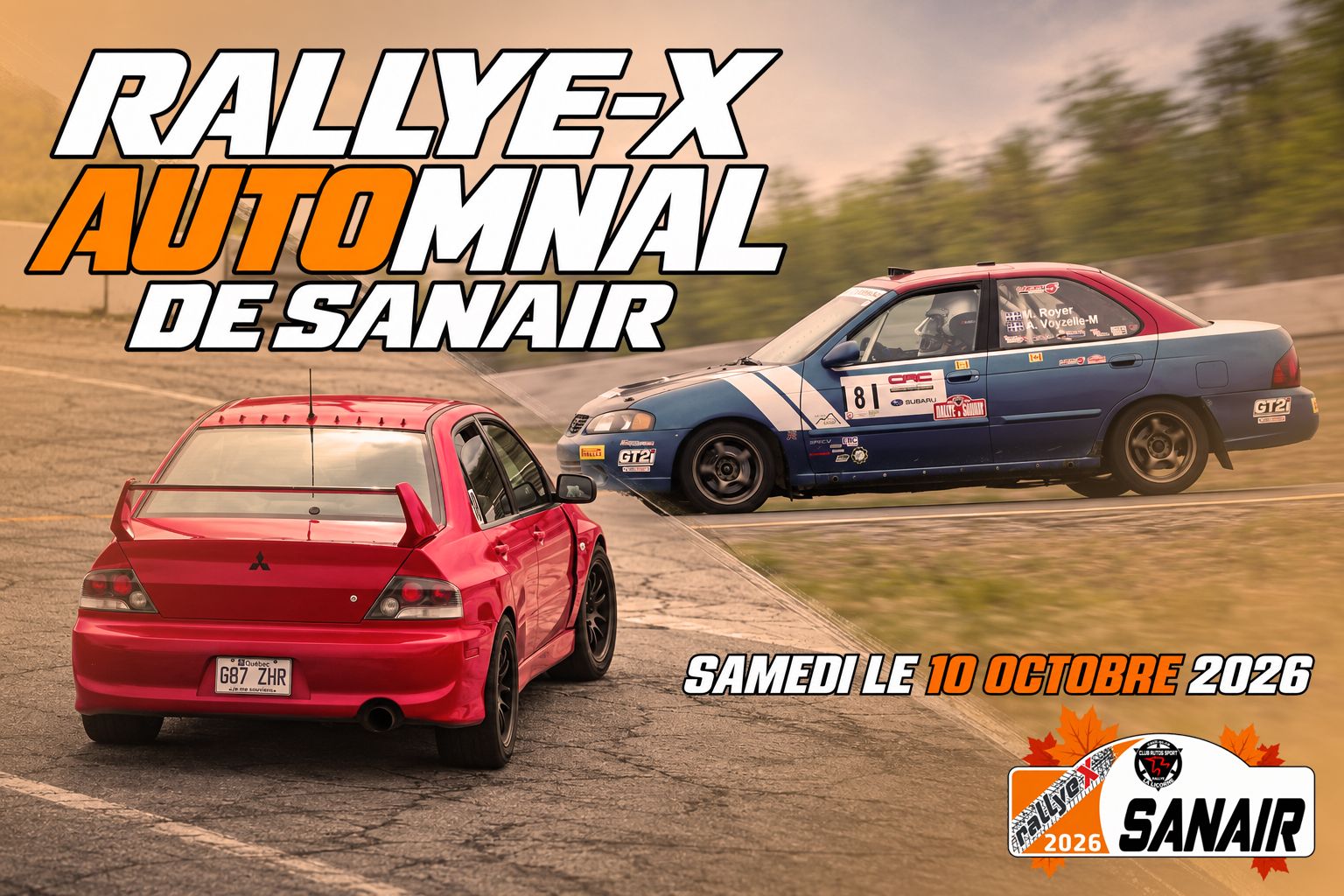 Rallye X Automnale Sanair 2026