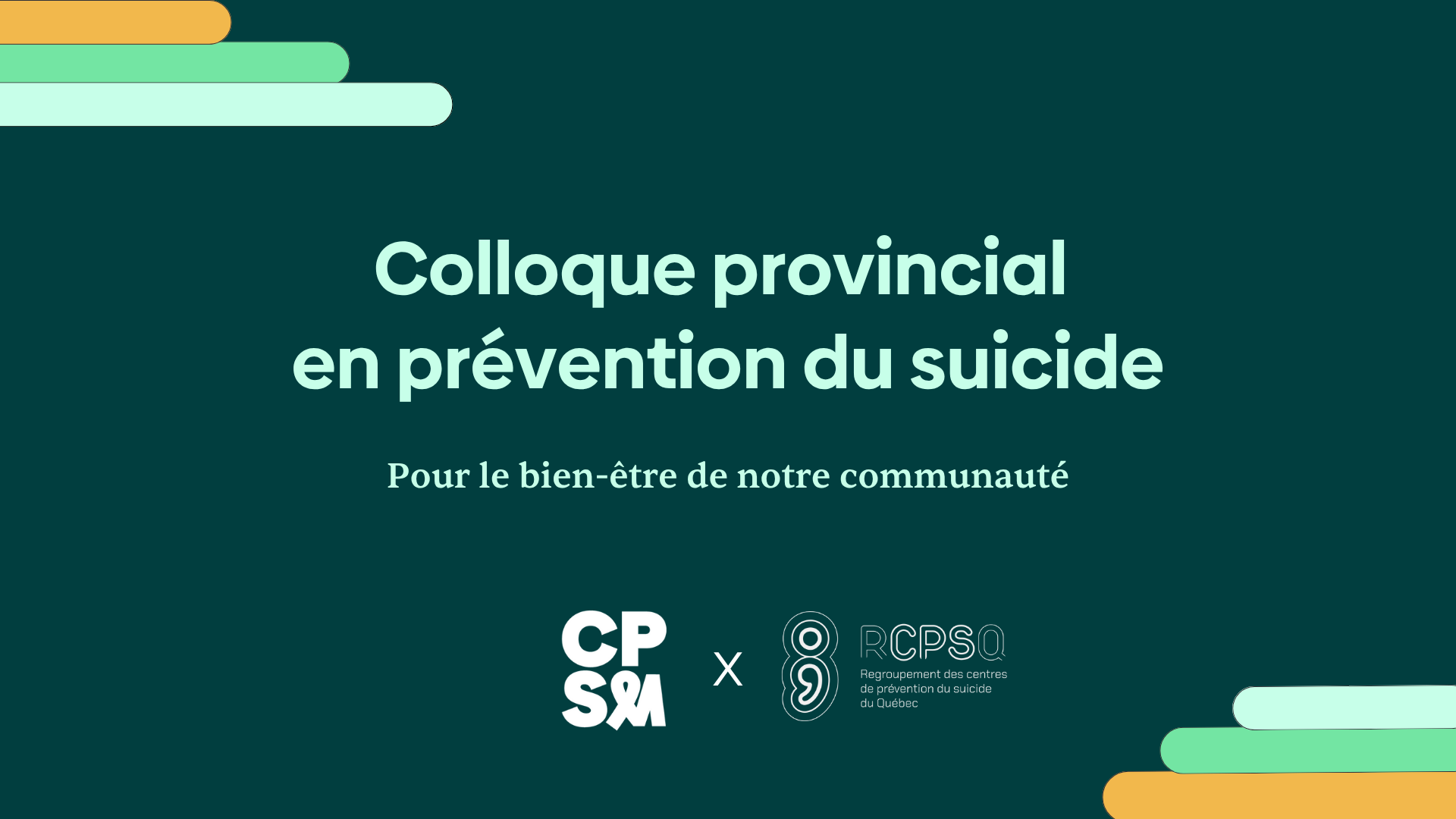 Colloque provincial en prévention du suicide 2026