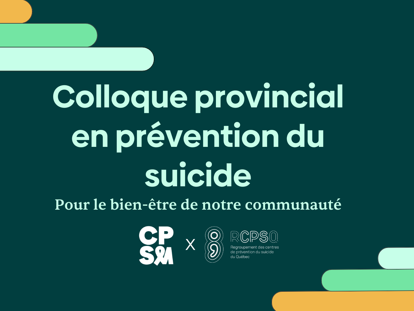 Colloque provincial en prévention du suicide 2025