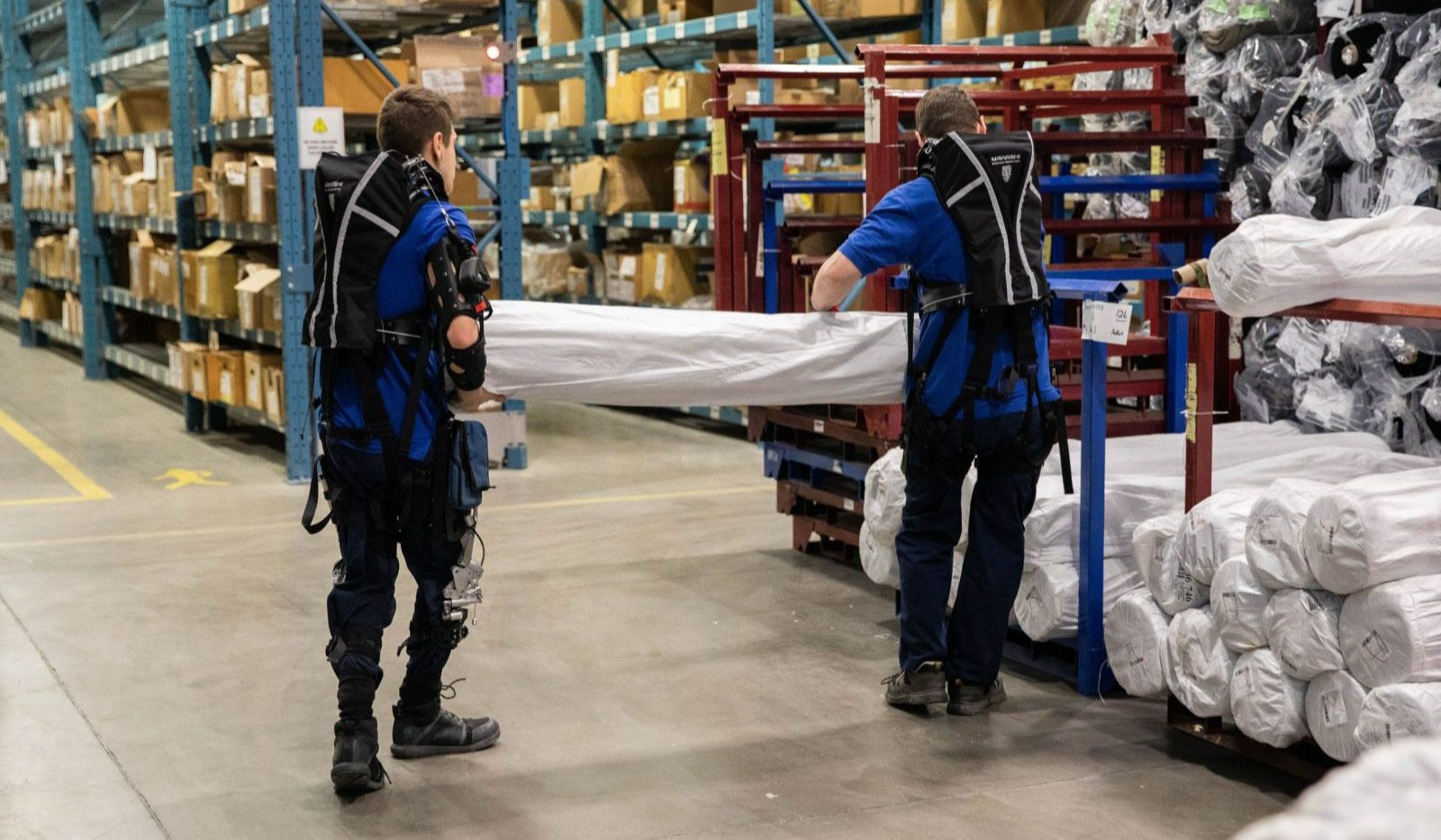 Logistik Unicorp and Texonic are testing exoskeletons