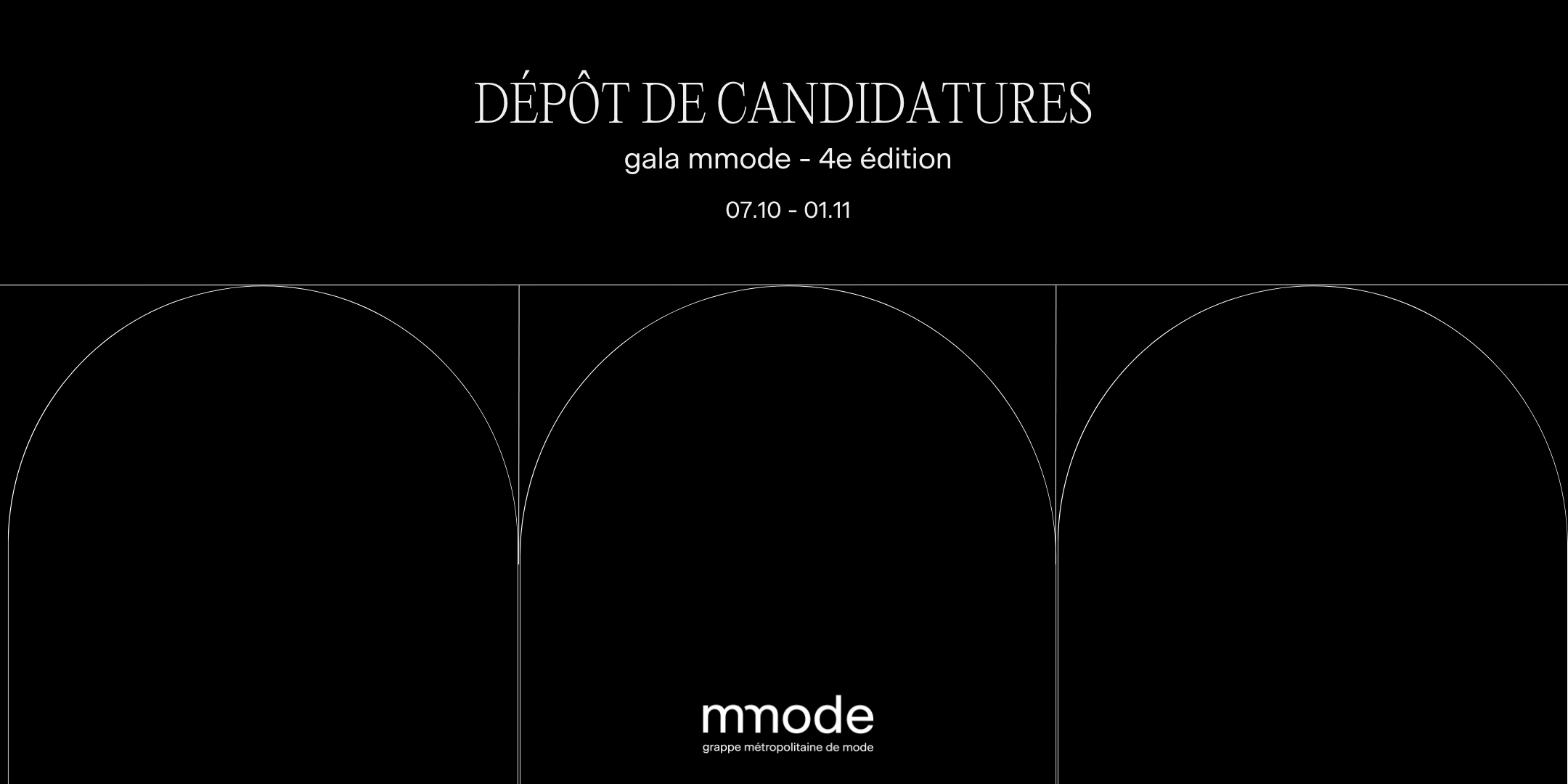 GALA MMODE - 4E ÉDITION - DÉPÔT DE CANDIDATURE