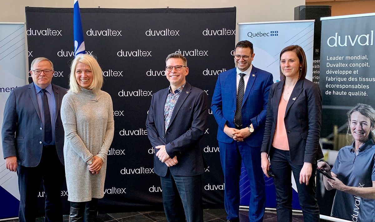Duvaltex investit 15,8 M$ pour consolider ses opérations de tissage et débuter l'automatisation de son usine