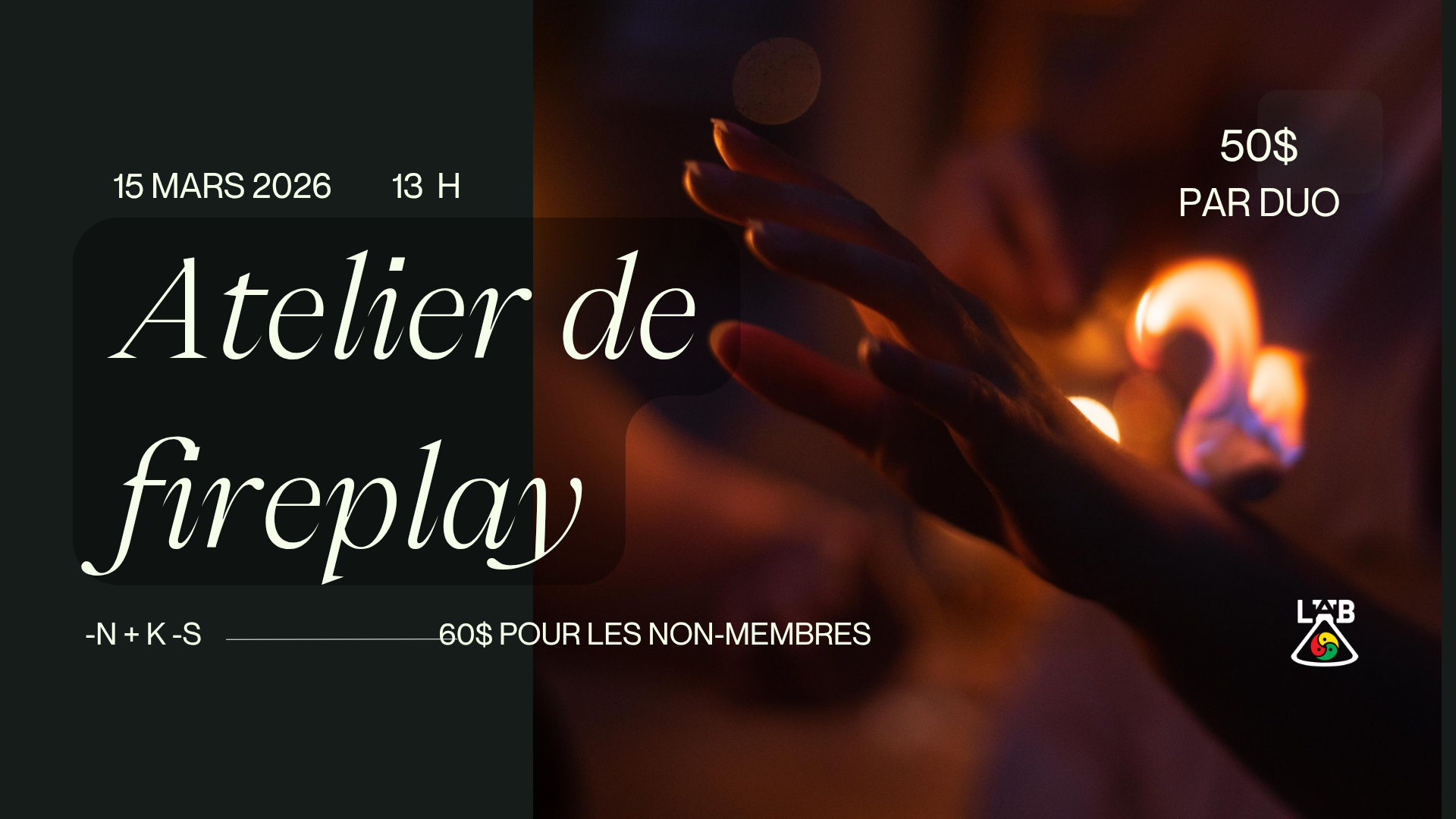 Atelier de fireplay