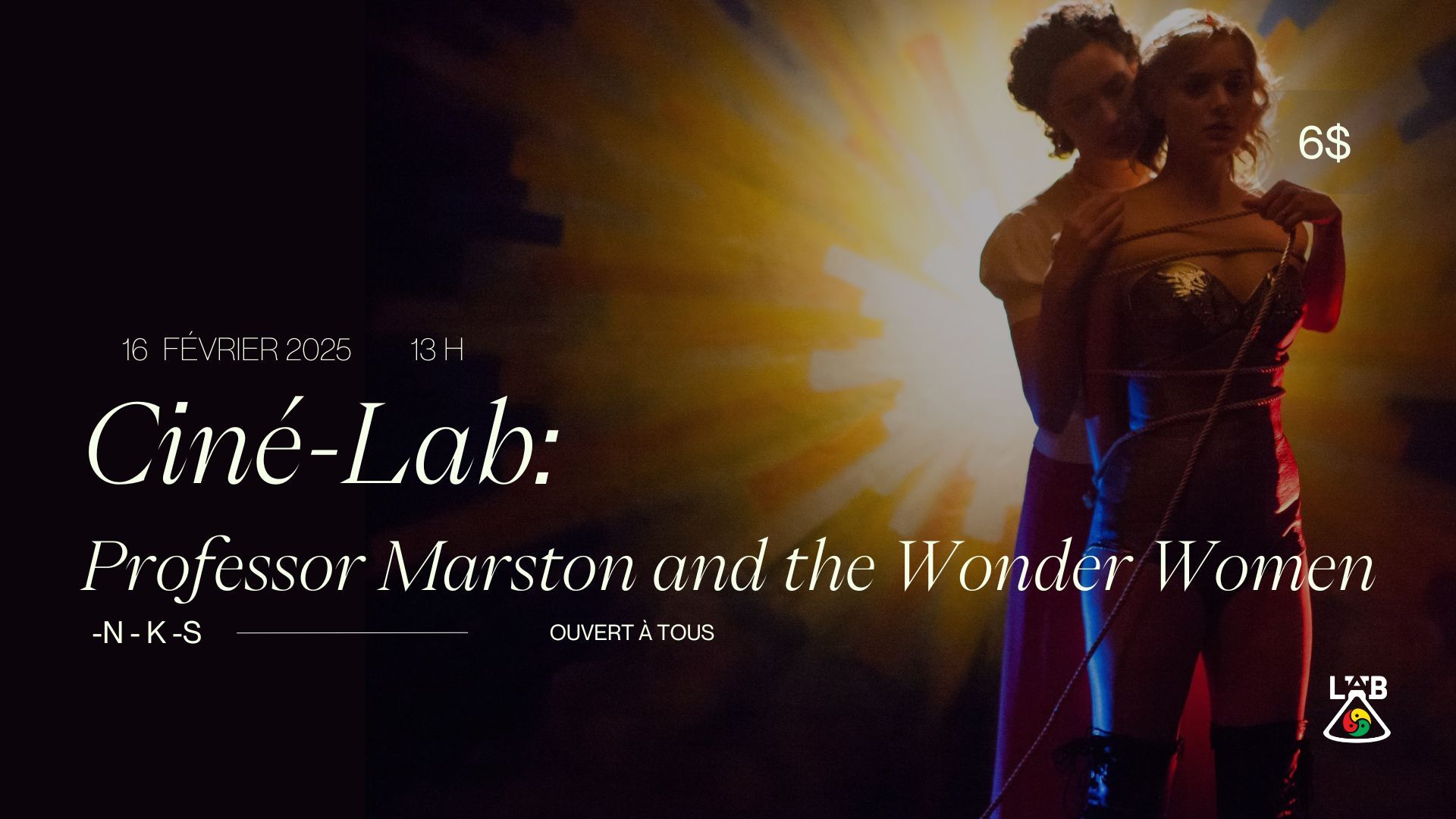 Ciné-Lab : Professor Marston and the Wonder Women