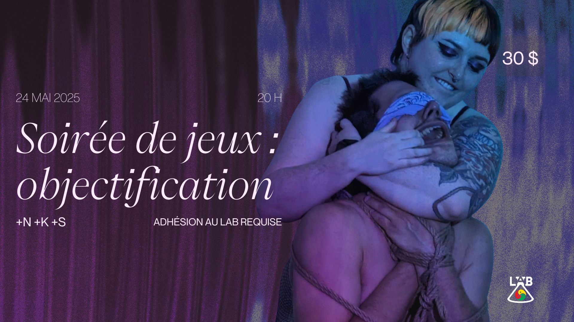 Soirée de jeux : objectification +N +K +S