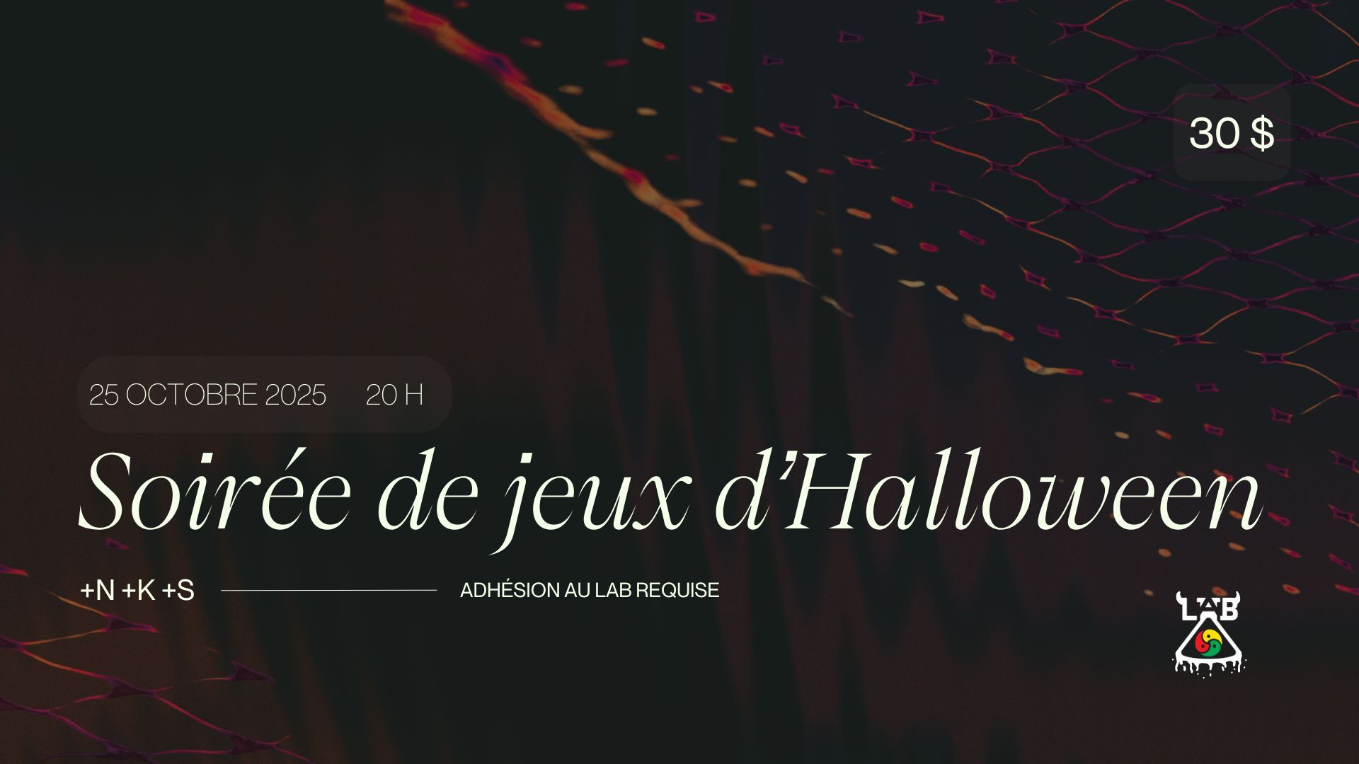 Soirée de jeux : Halloween +N +K +S