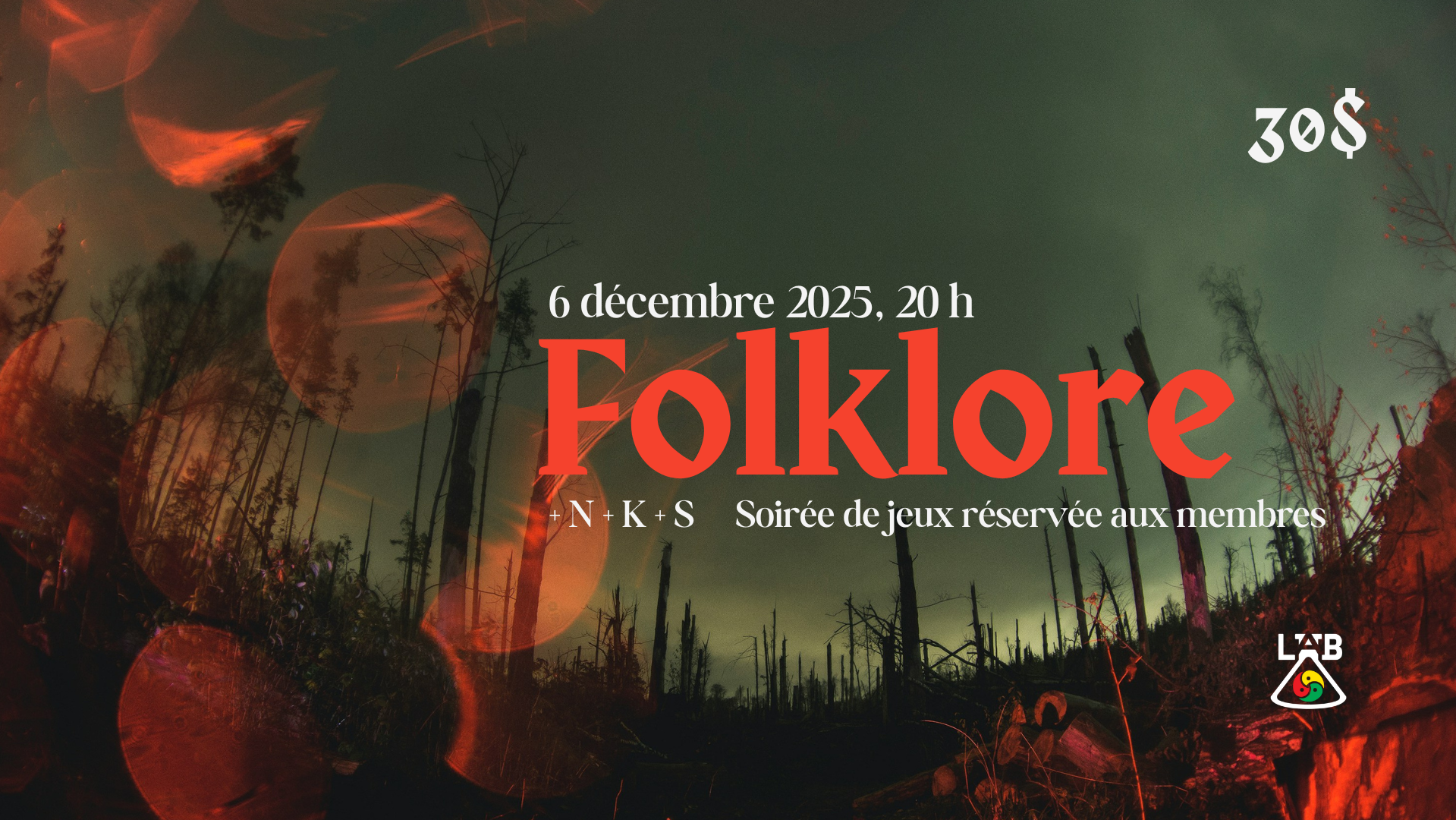 Soirée de jeux folklore +N +K +S