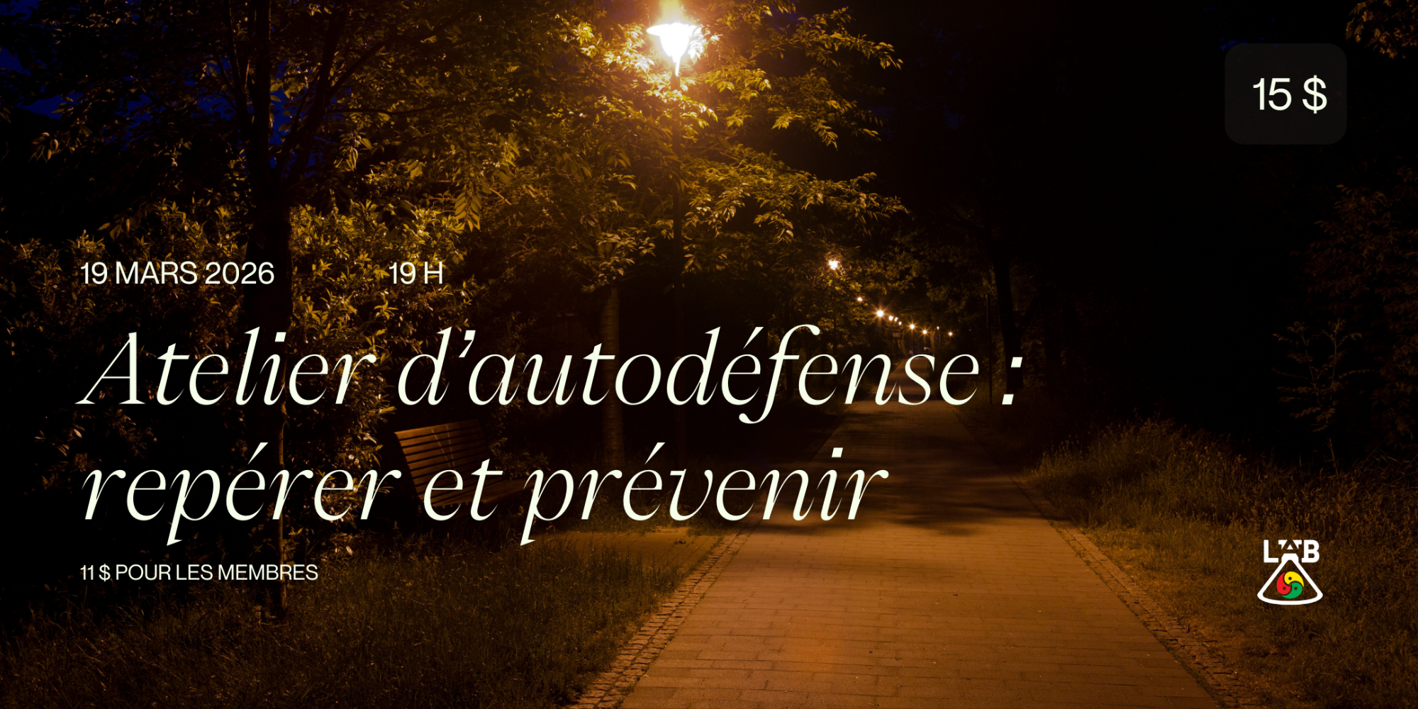 Atelier d’autodéfense : repérer et prévenir