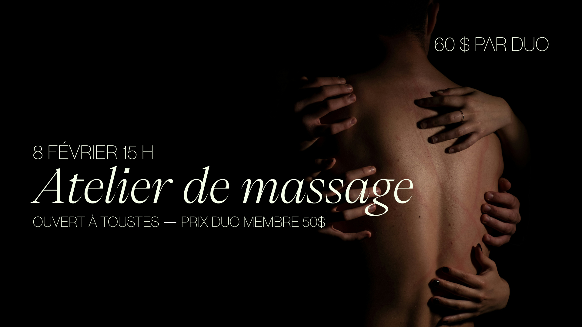 Atelier de massage