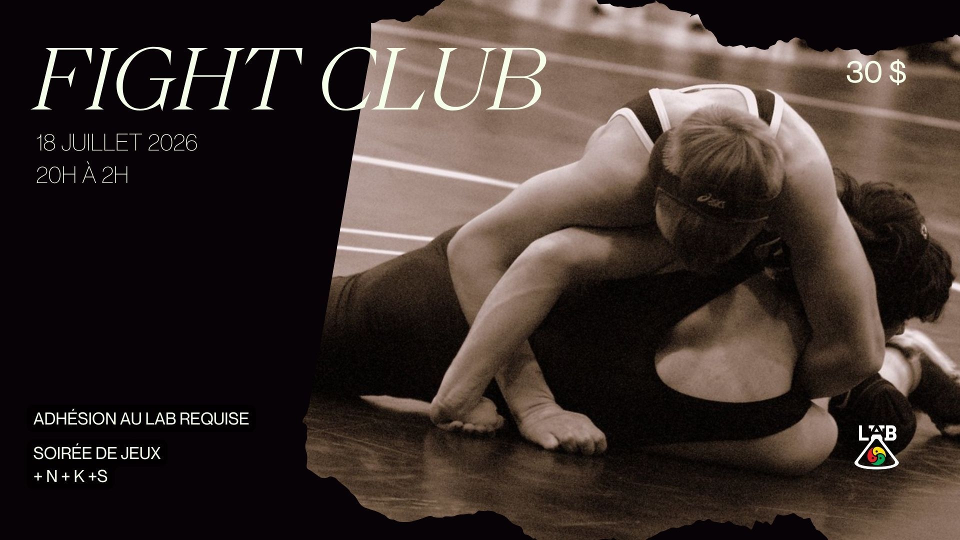 Soirée de jeux : fight club +N +K +S