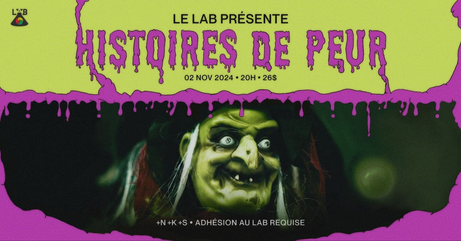 Soirée de jeux : histoires de peur +N +K +S