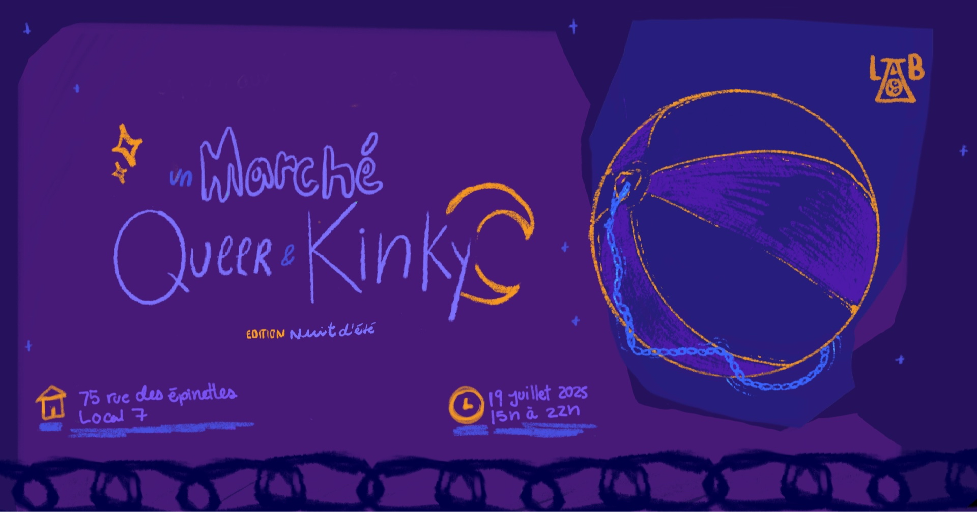 Marché queer et kinky : édition nuit d’été