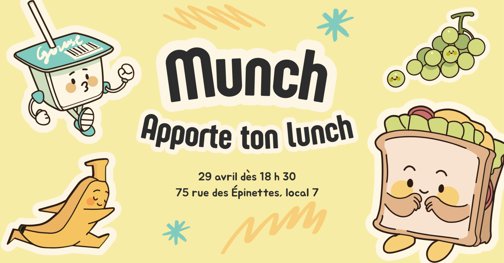 Munch « apporte ton lunch! »