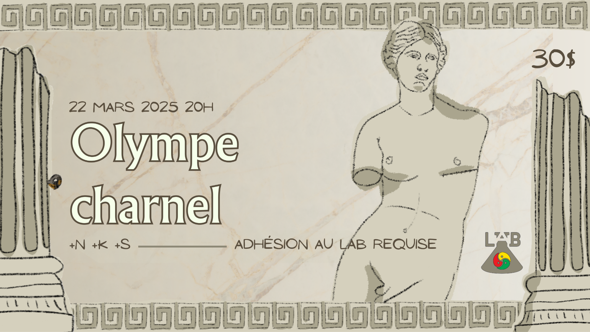 Soirée de jeux : Olympe charnel +N +K +S