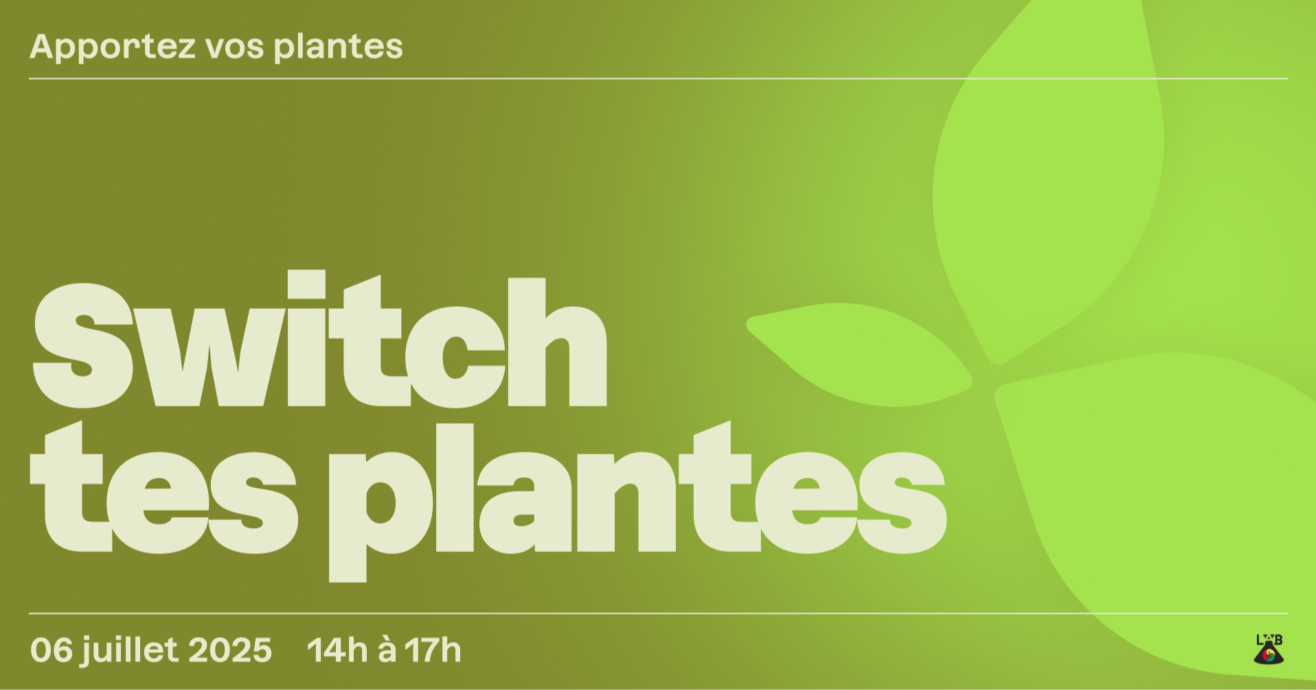 Switch tes plantes