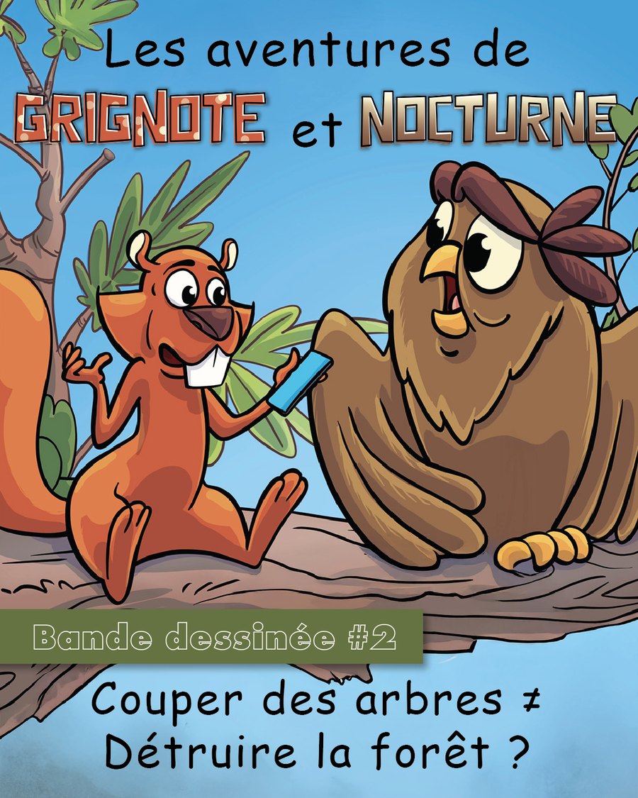 Bande dessinée 2 : Couper des arbres ≠ Détruire la forêt ?