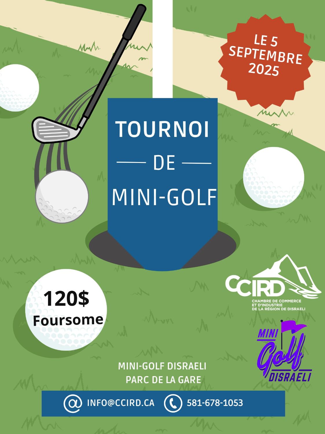 Tournoi de mini-golf 2025