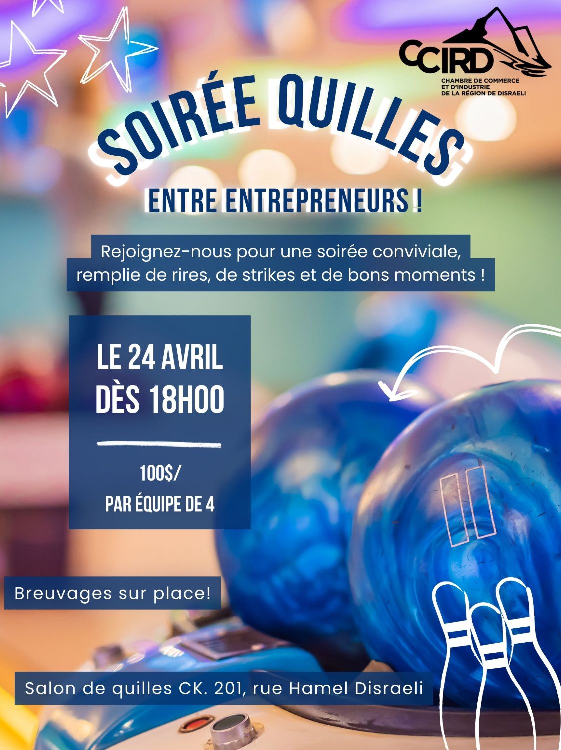 Soirée de quilles 2025