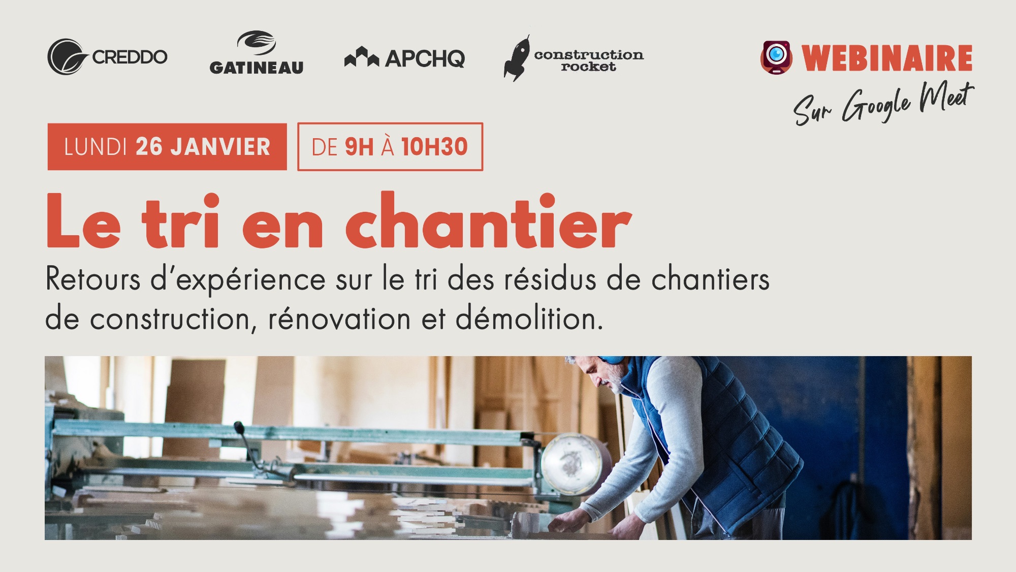 WEBINAIRE I Le tri en chantier