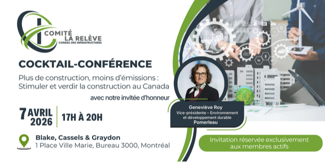 Cocktail-conférence Comité La Relève