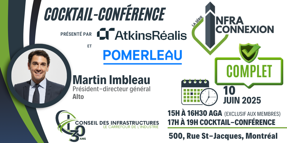 Cocktail-conférence Martin Imbleau