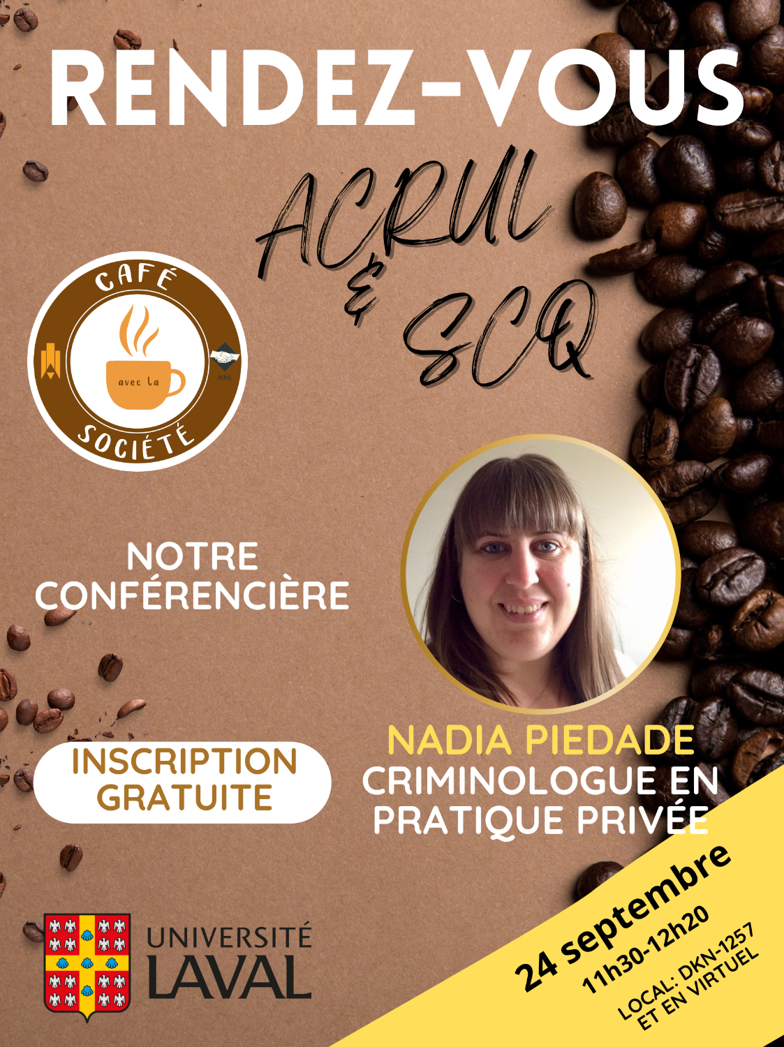 Café avec la société - Nadia Piedade