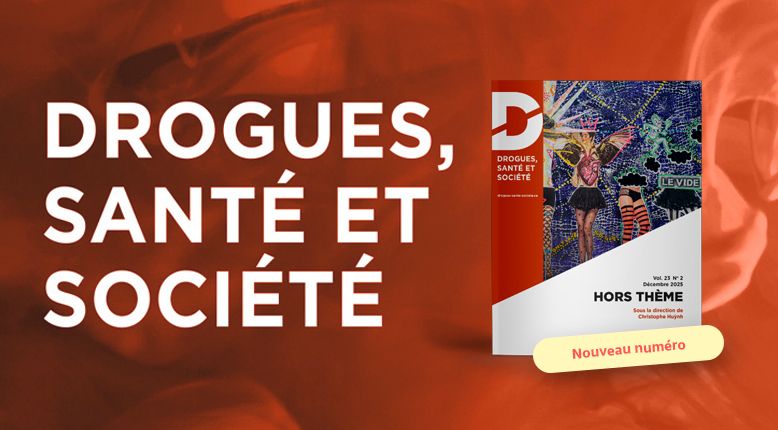 Le volume 23, numéro 2 de Drogues, santé et société est maintenant en ligne