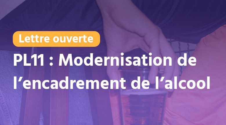 Modernisation de l’encadrement de l’alcool : La santé publique ne doit pas être oubliée
