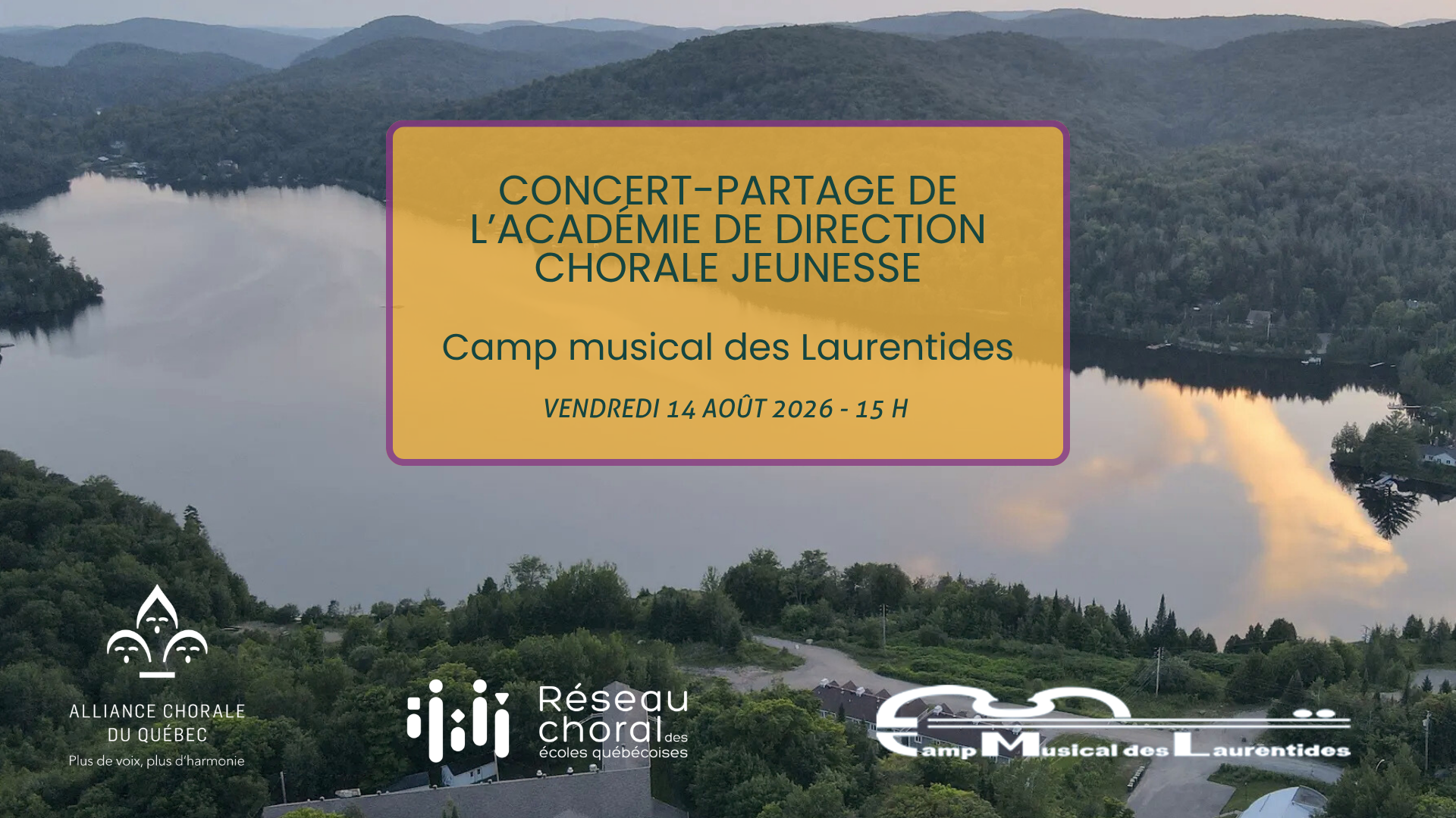 Concert-partage de l'Académie de direction chorale jeunesse