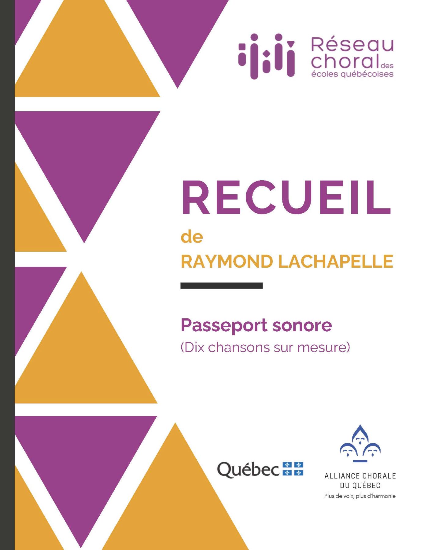 Recueil musical de Raymond Lachapelle