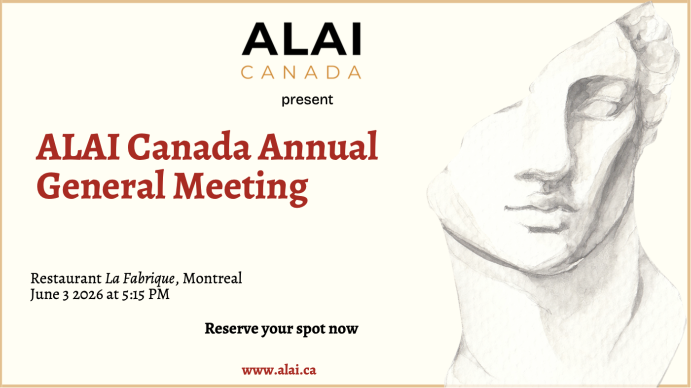 ANNUAL GENERAL MEETHING OF ALAI CANADA MEMBERS