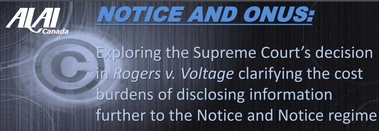 NOTICE AND ONUS: Exploring the Supreme Court's decision in Rogers v. Voltage clarifying the cost
